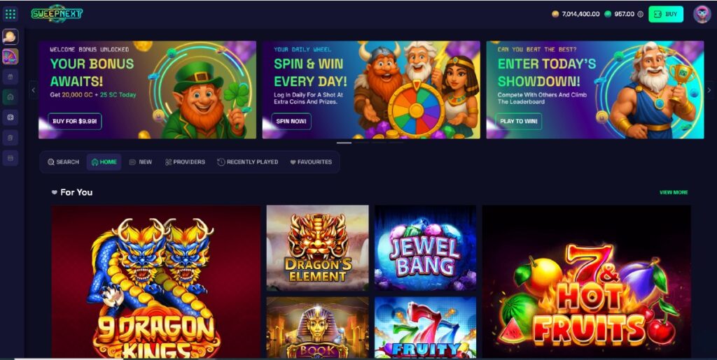 SweepNext game library