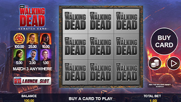 The Walking Dead Scratch Card