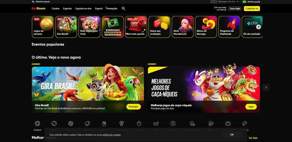 BetBoom Casino como se cadastrar