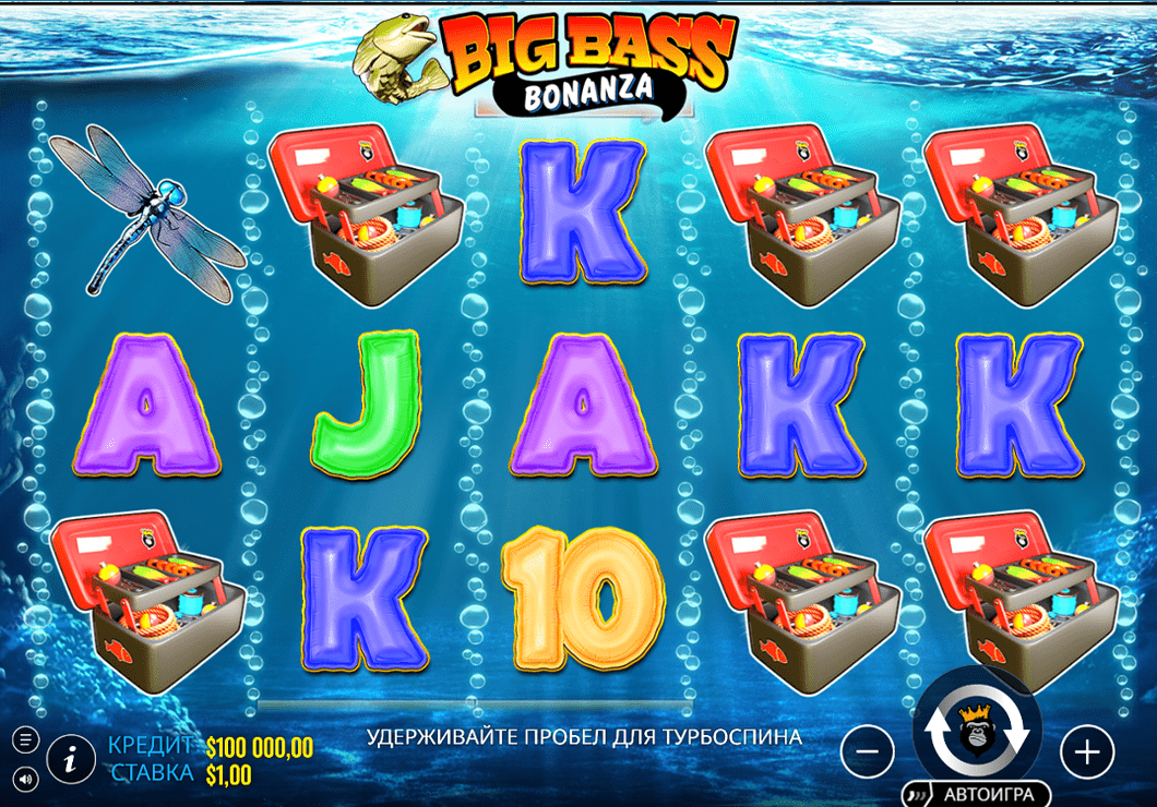 Демо режим в игре Big Bass Bonanza