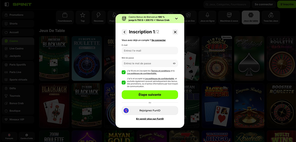  Spinit Casino Inscrption