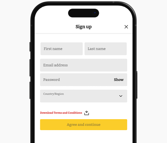 sign-up sign-up