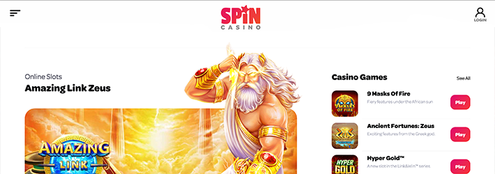 Spincasino Screenshot