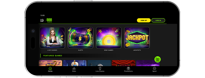 888casino app screenshot
