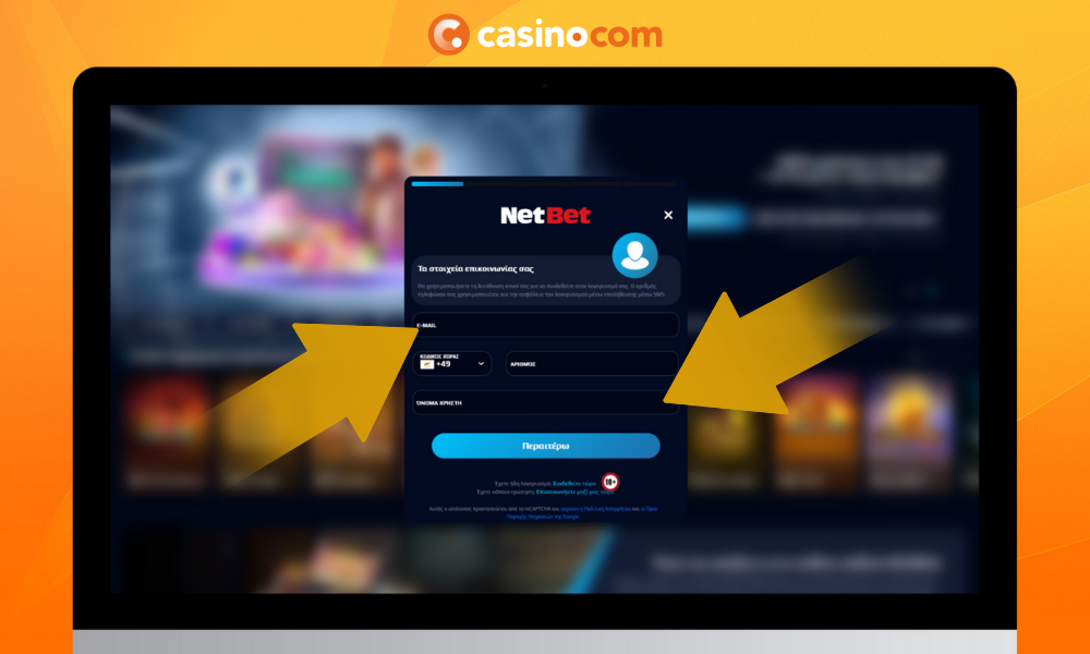 Εισάγετε τα ακριβή στοιχεία σας