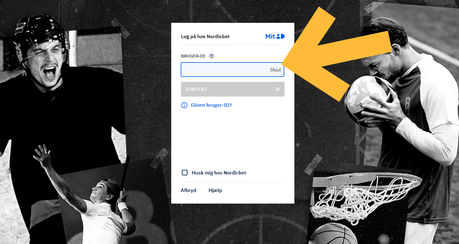 Bekræft dit login via MitID