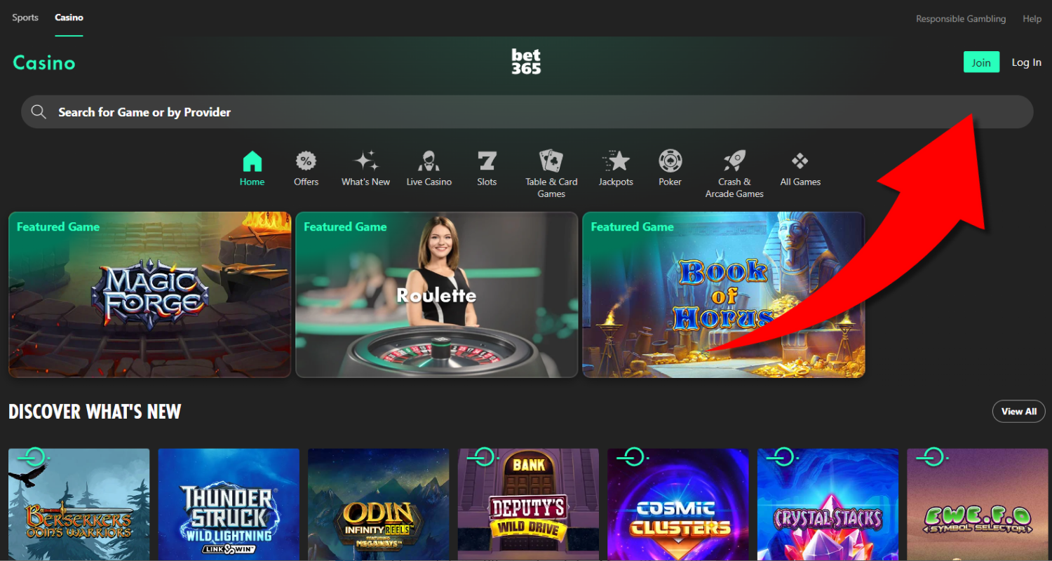 Otsi üles ülemises nurgas asuv Join nupp ja klõpsa sellele