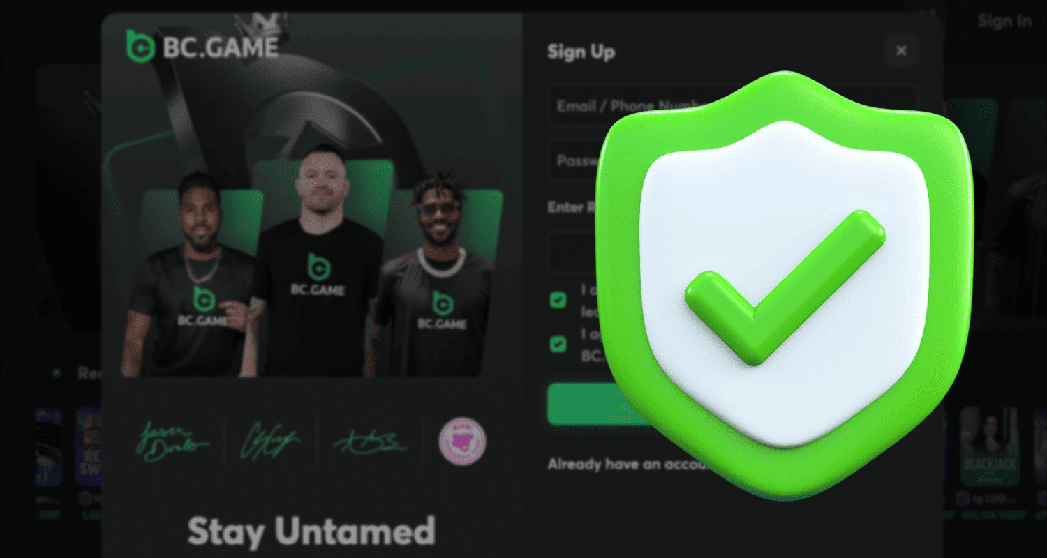 გააქტიურეთ თქვენი პროფილი BC.Game Georgia-ზე