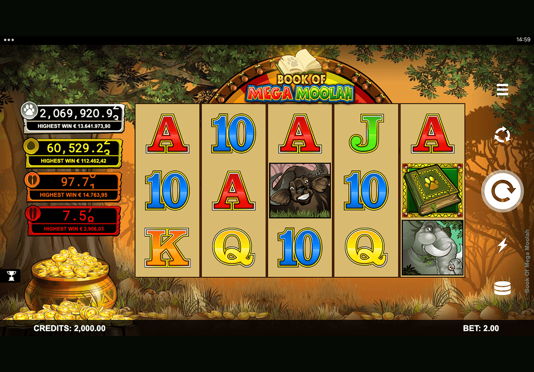 Mega Moolah დემო