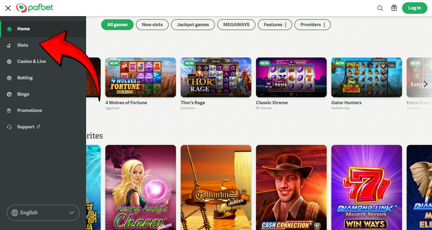 Επιλέξτε ένα παιχνίδι στο καζίνο PafBet και αρχίστε να στοιχηματίζετε