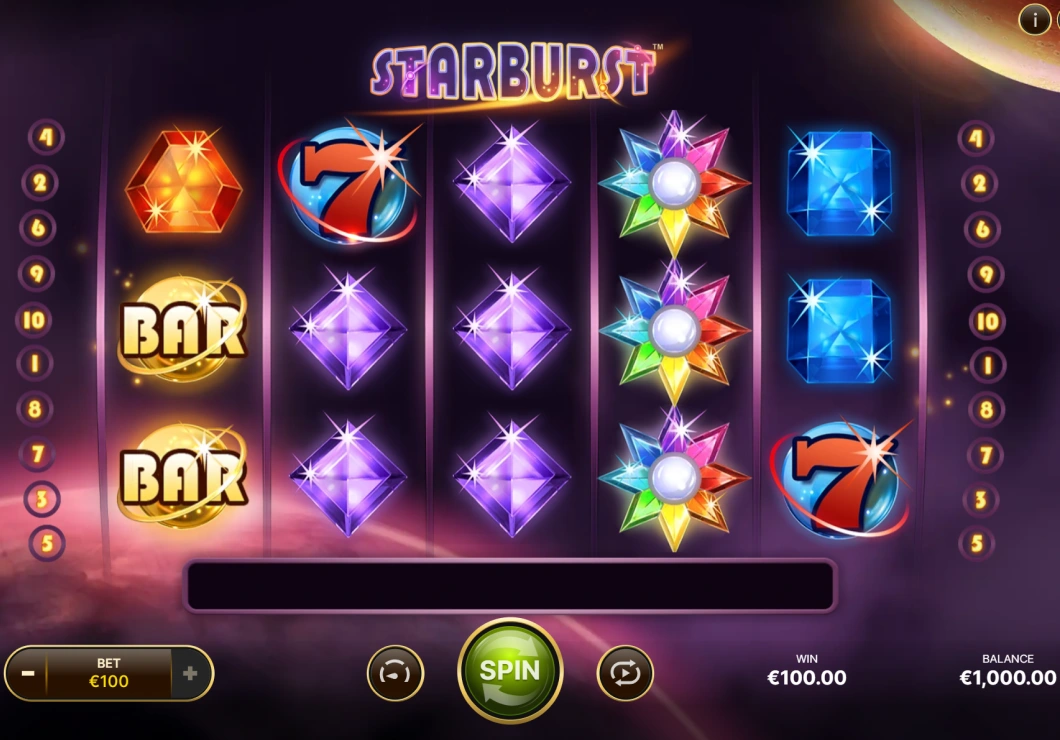 Λειτουργία επίδειξης Starburst