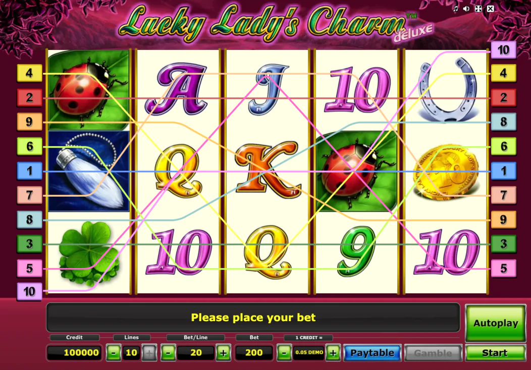 Lucky Lady's Charm demo