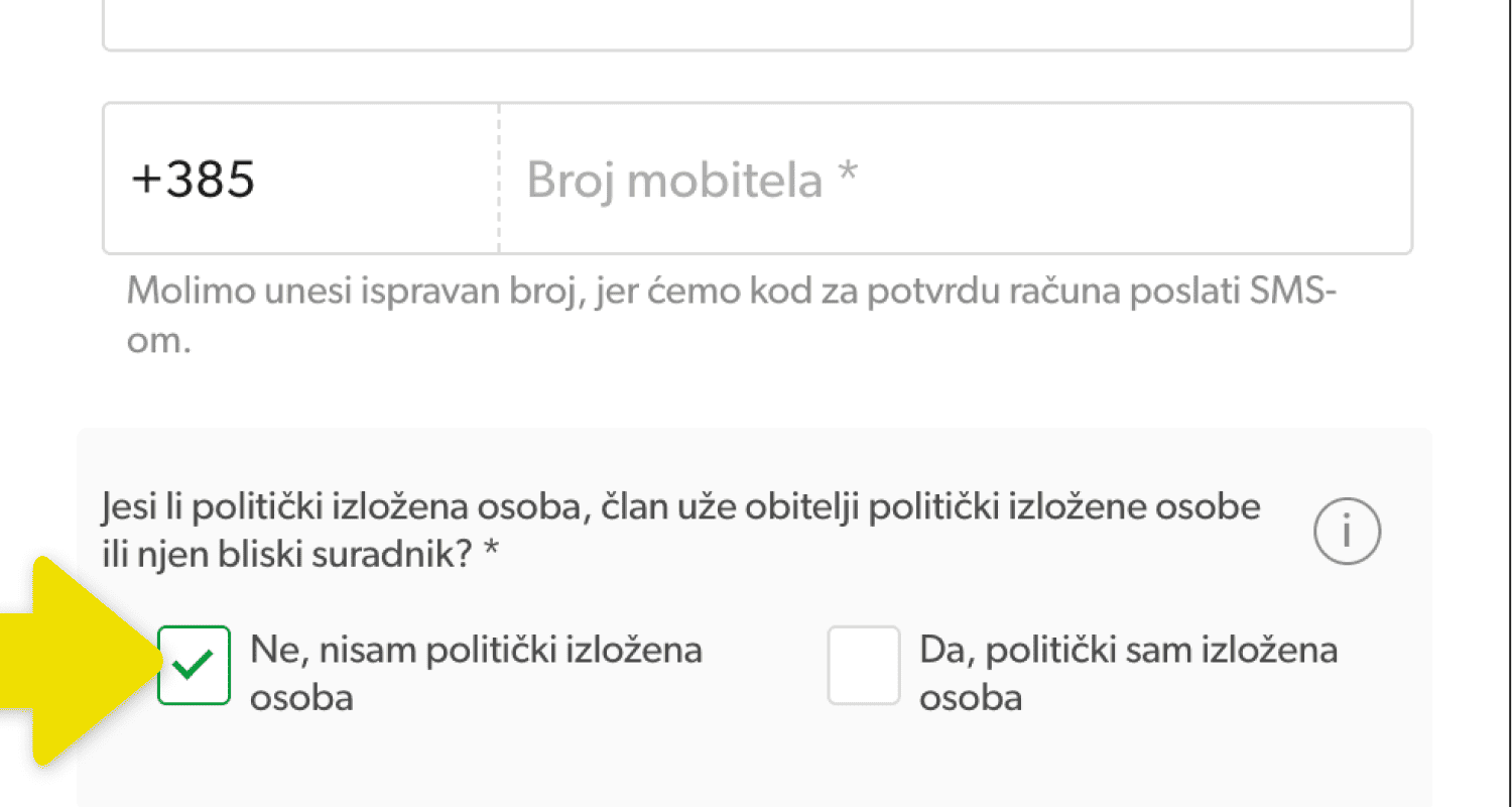 Označite okvir za politički značaj u Rizk Casinu