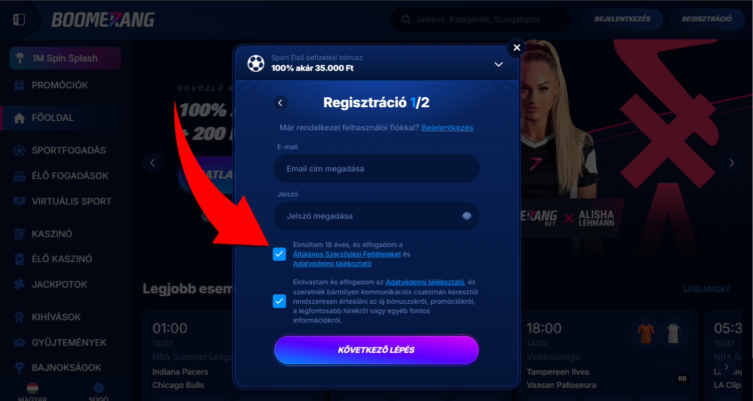 boomerang-bet regisztracio 3