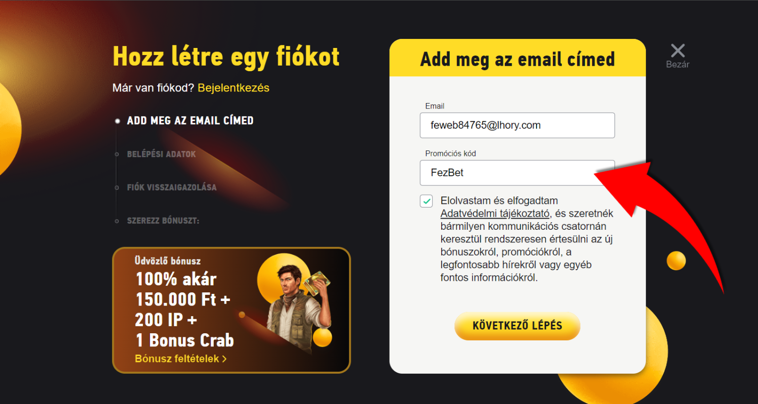 fezbet regisztracio 3