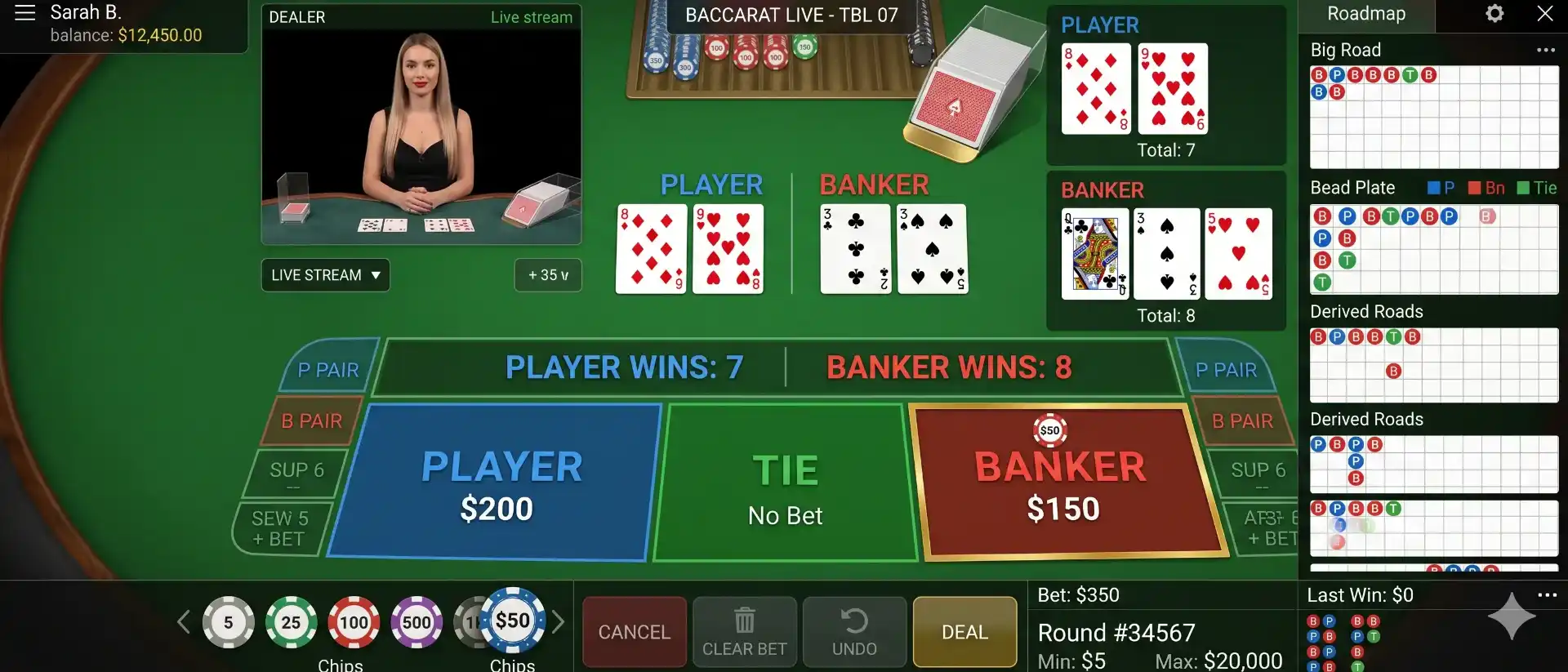 Online Baccarat