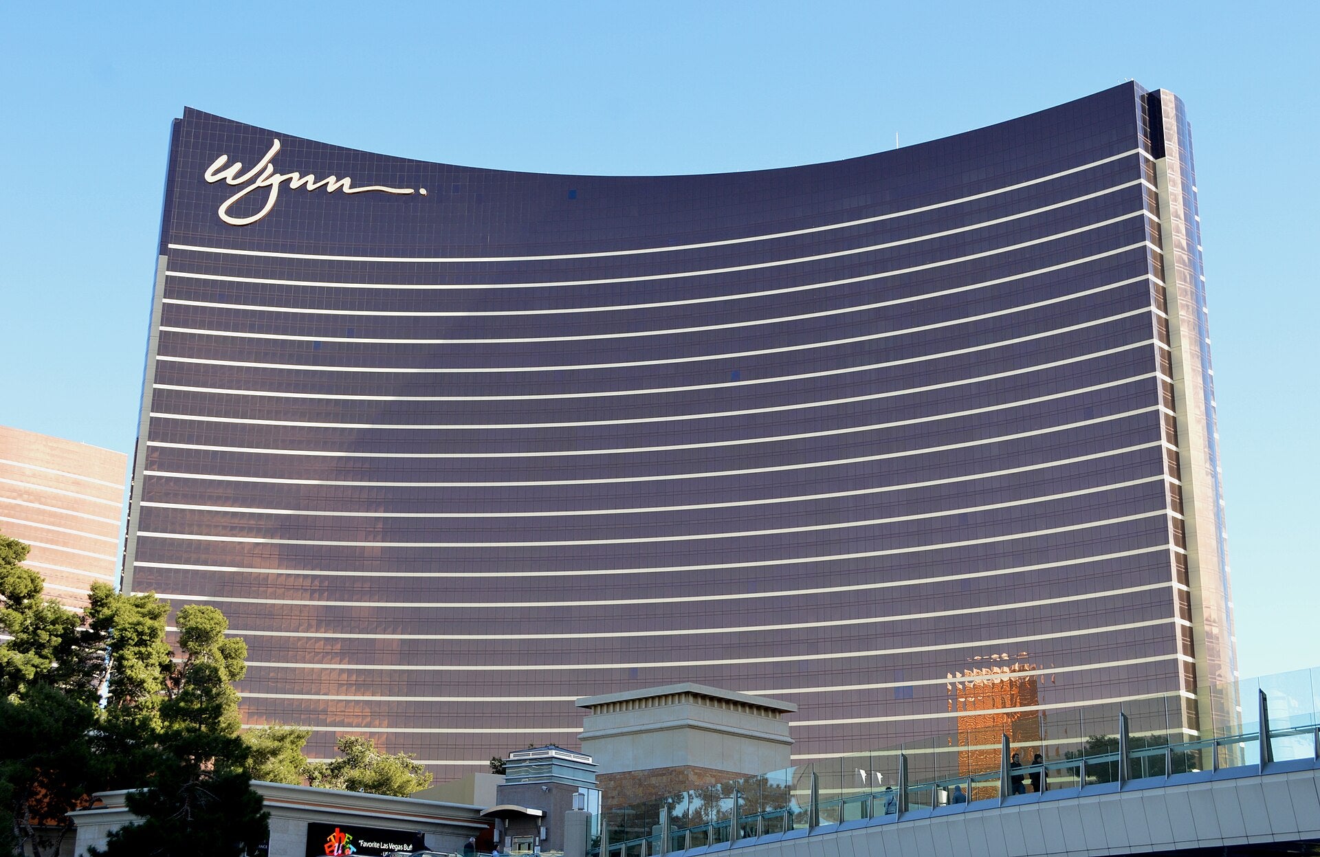Exterior of Wynn Las Vegas, the resort where "Awakening" will close on Oct. 10, 2026