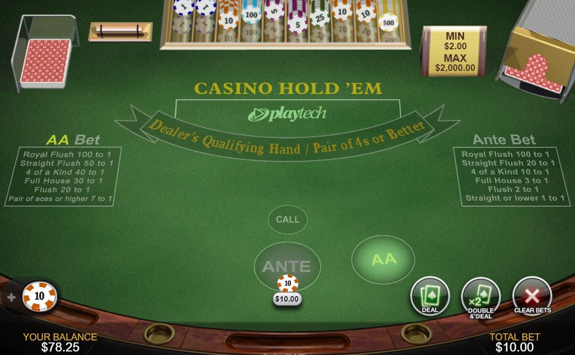 Casino holdem poker place ante bet Casino holdem poker place ante bet