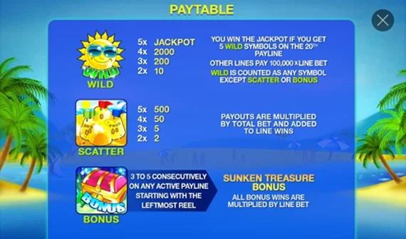 beach-life-paytable beach-life-paytable