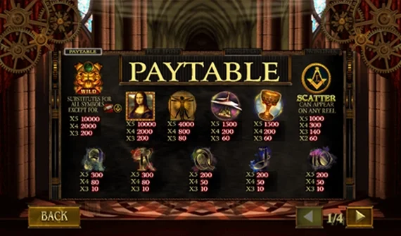 da-vincis-vault-paytable da-vincis-vault-paytable