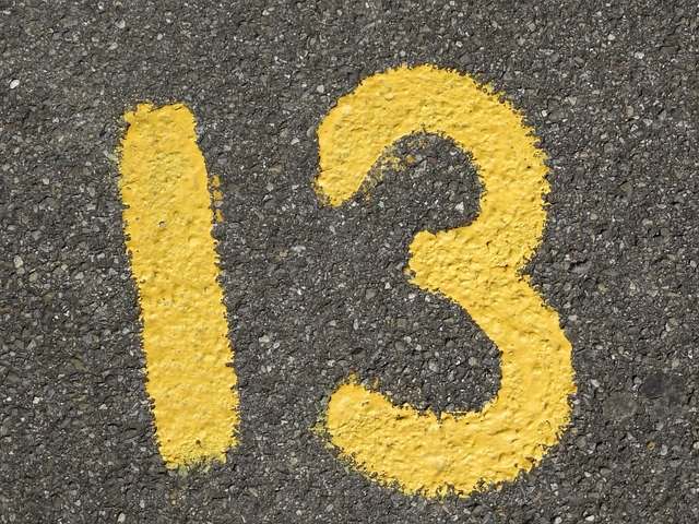 number 13 number 13