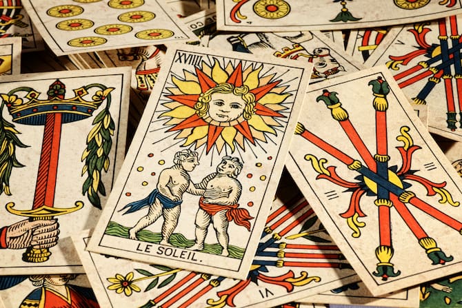 Tarocchi cards origin baccarat