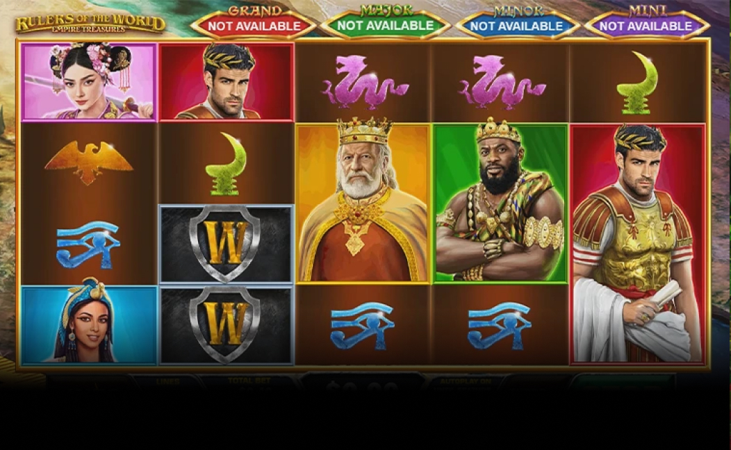 Gioca alla slot Empire treasures: Rulers of the World