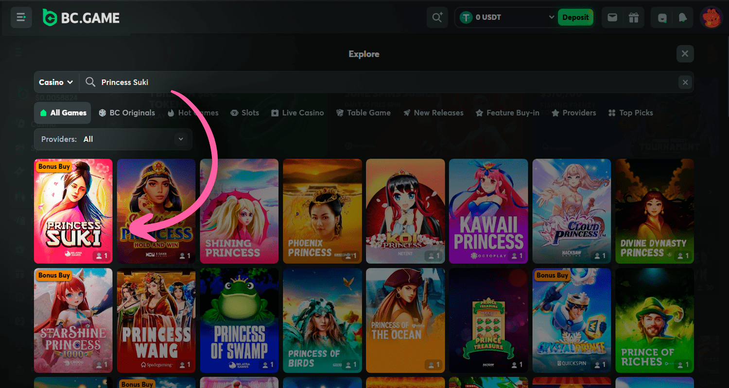 Raskite „Princess Suki“ lošimo automatą Lietuvos kazino svetainėje