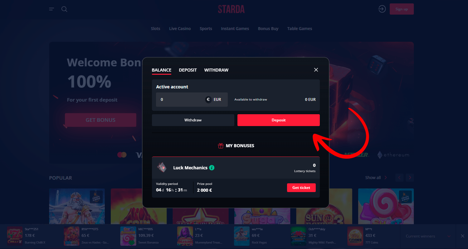 Įneškite įmoką kazino svetainėje Lietuvoje