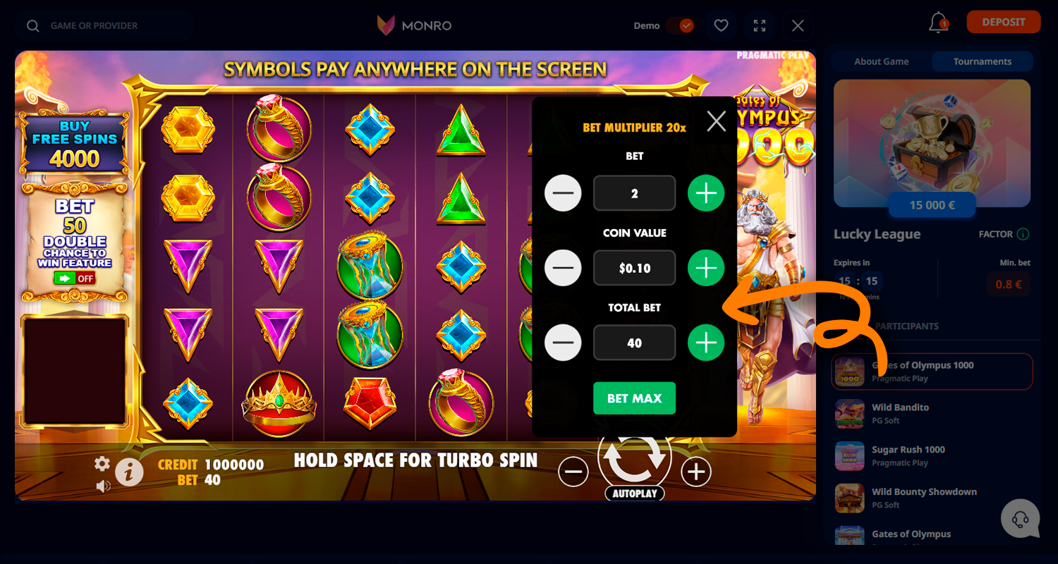 Nustatykite sumą ir pradėkite žaisti lošimo automatu Lithuanian Casino