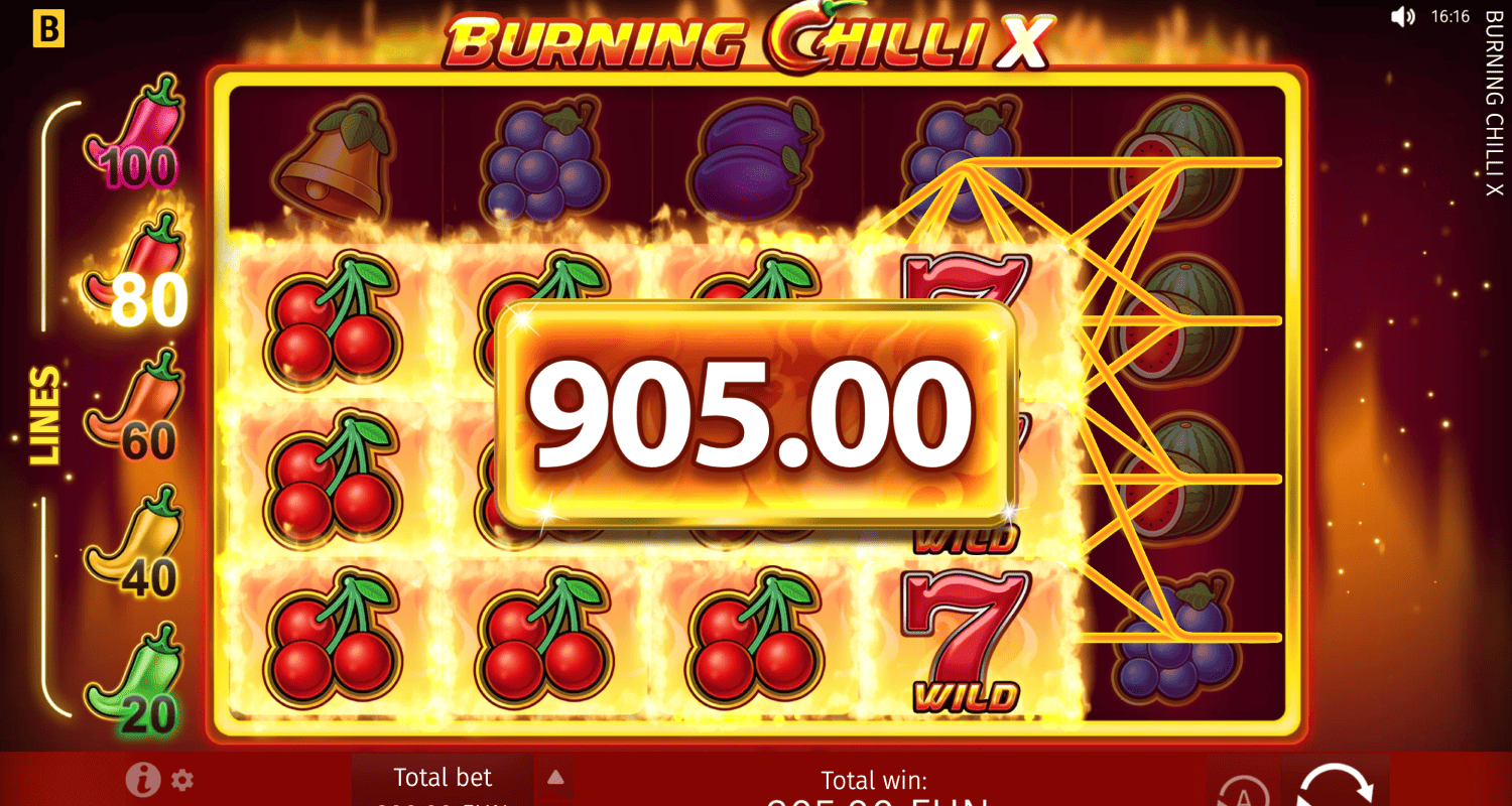 Tęsti žaidimą „Burning Chilli X“