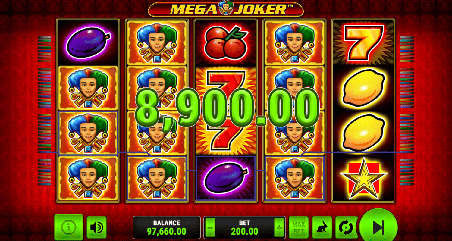 Tęskite Mega Joker žaidimą Lietuvos kazino svetainėje