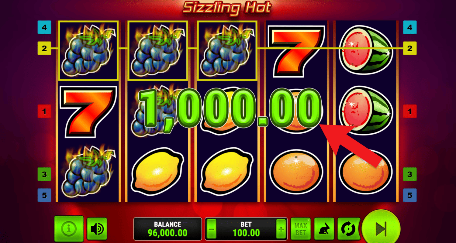 Tęskite „Sizzling Hot Deluxe“ žaidimą Lietuvos kazino svetainėje