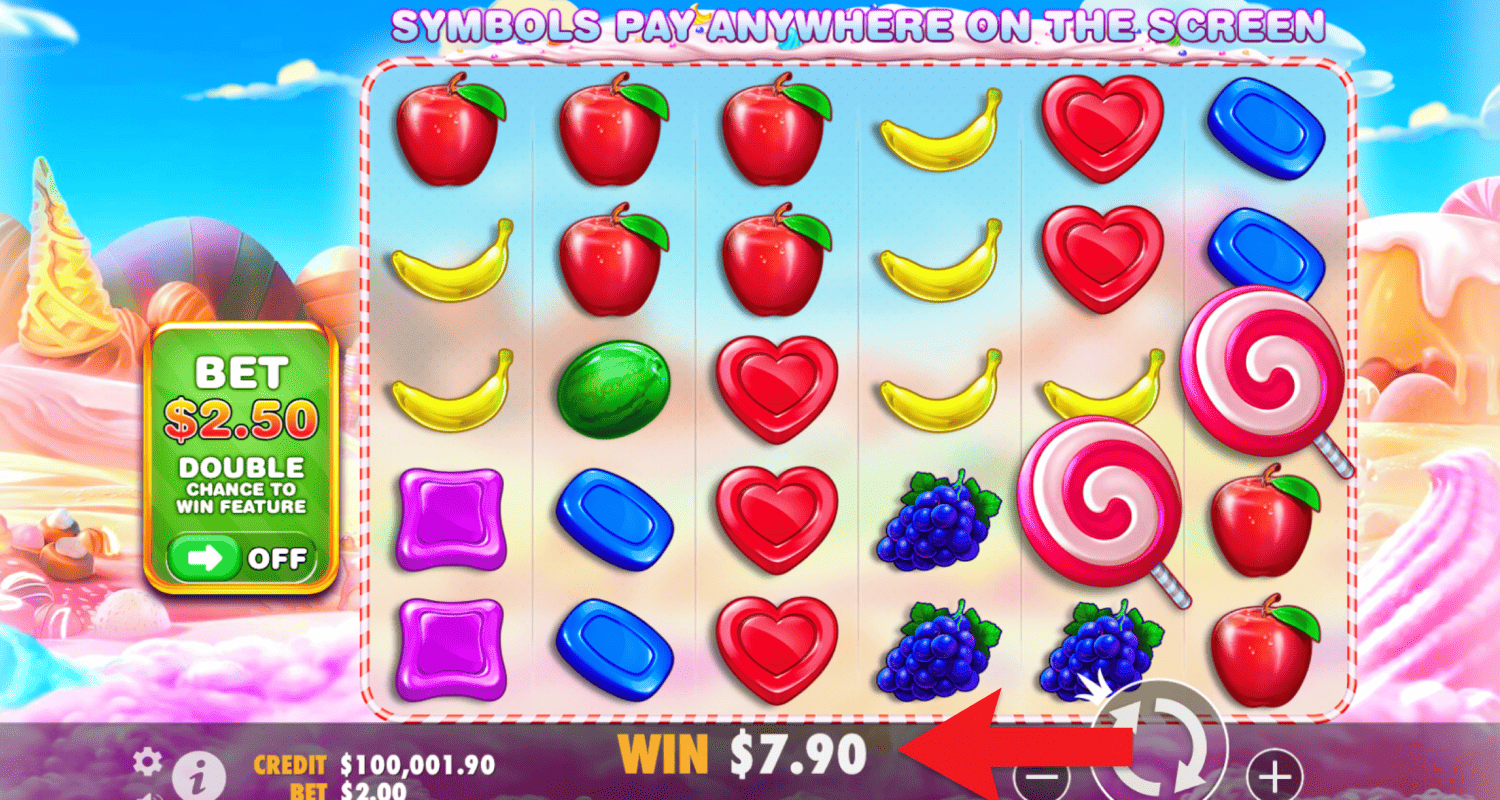 Tęskite „Sweet Bonanza“ žaidimą Lietuvos kazino svetainėje
