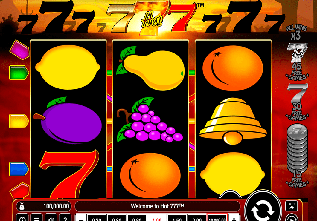 Hot 777 slot demo