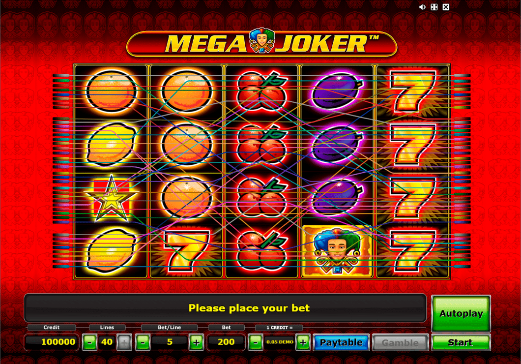 Mega Joker slot demo