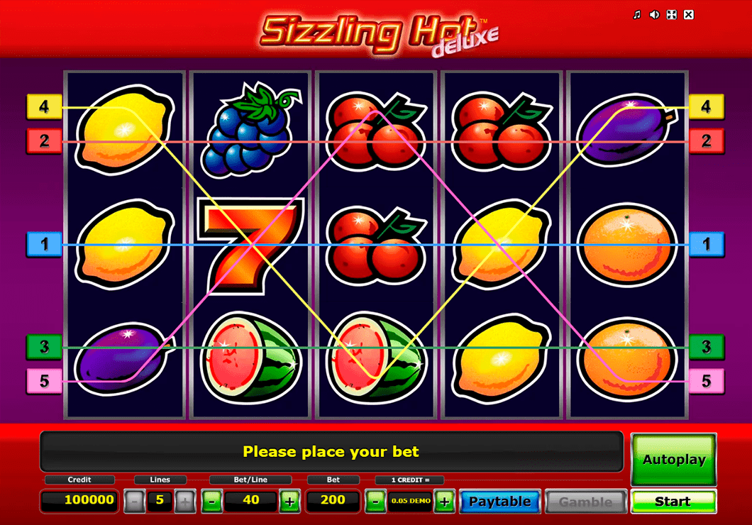 Sizzling Hot slot demo