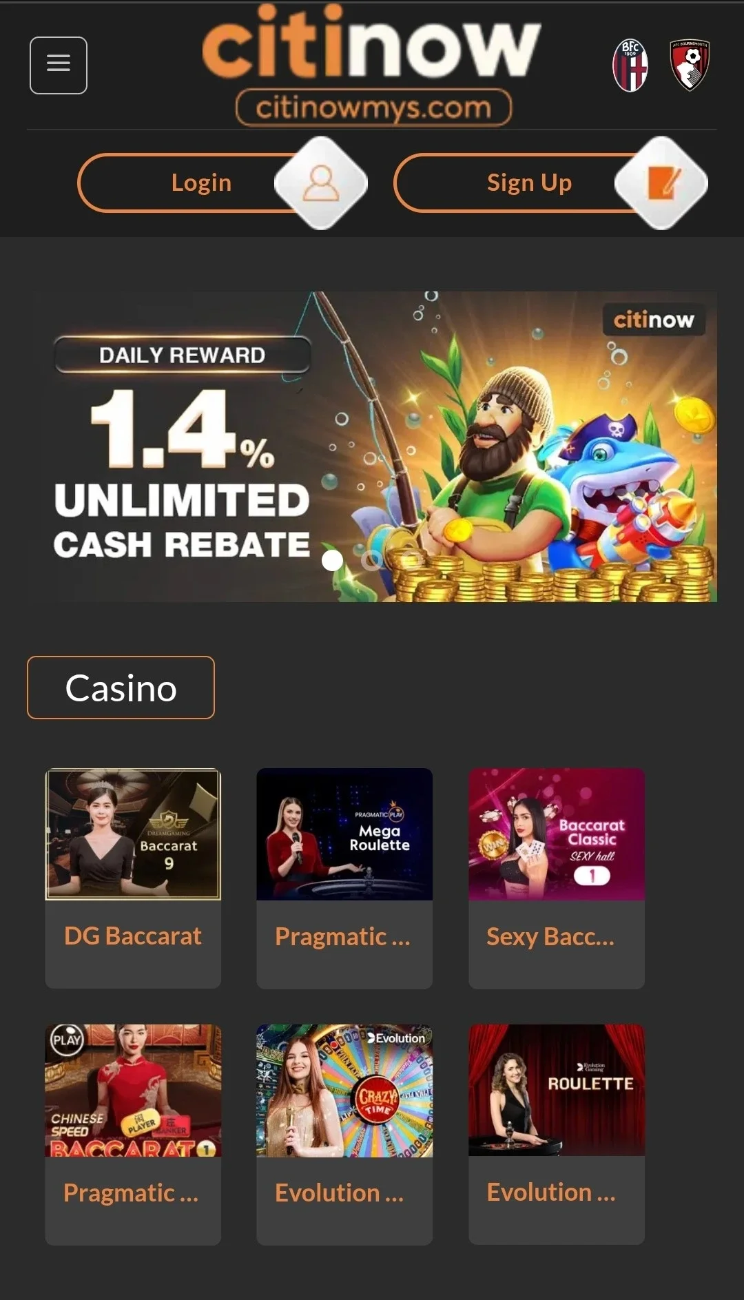 Citinow Malaysia Casino Registration