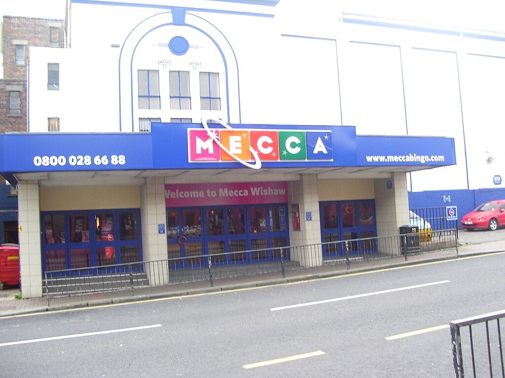 An image of a Mecca Bingo hall