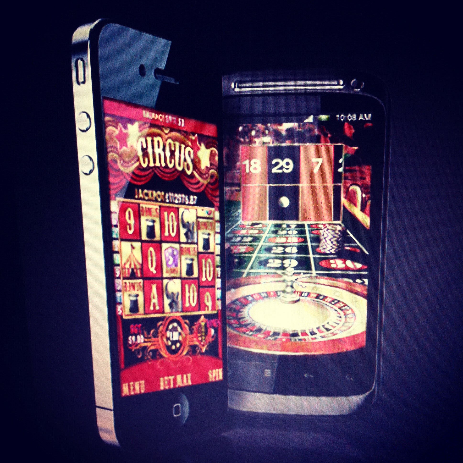 Mobile casino games