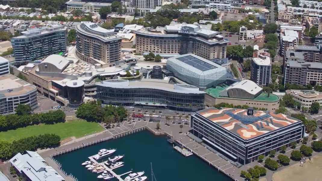 Aerial View of The Star Sydney