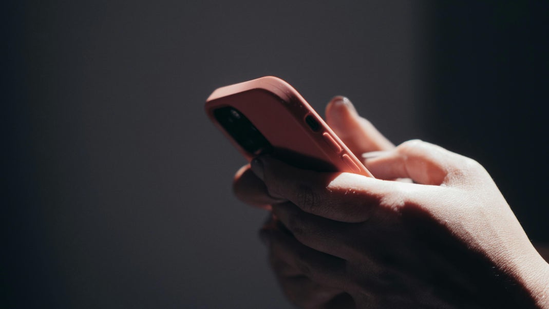 Someone Using Their Phone