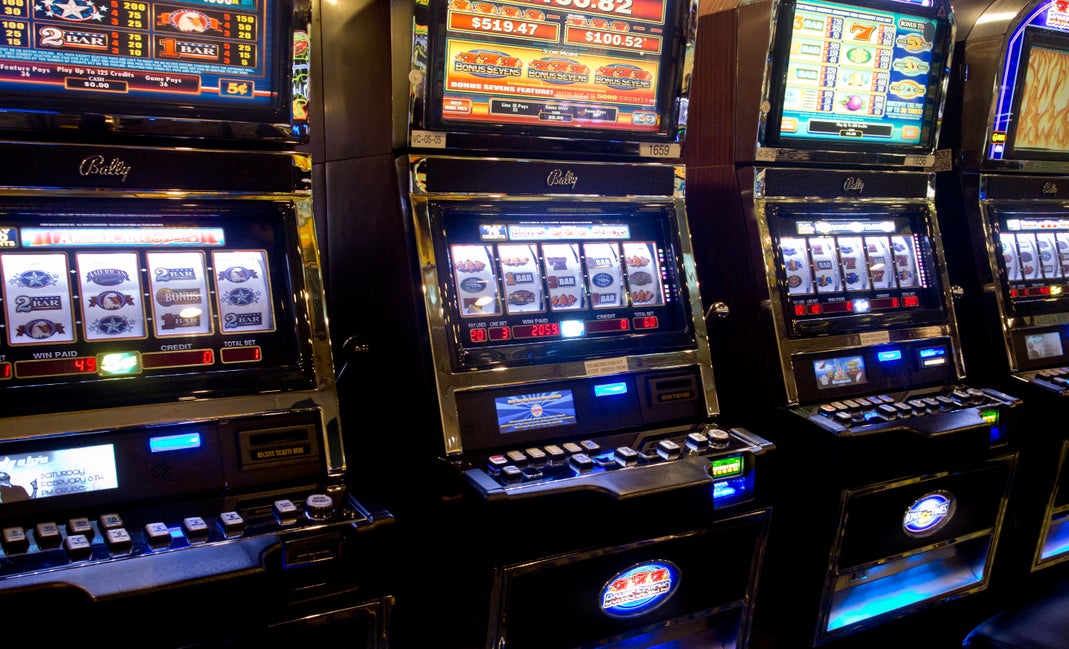 Slot Machines in a Casino