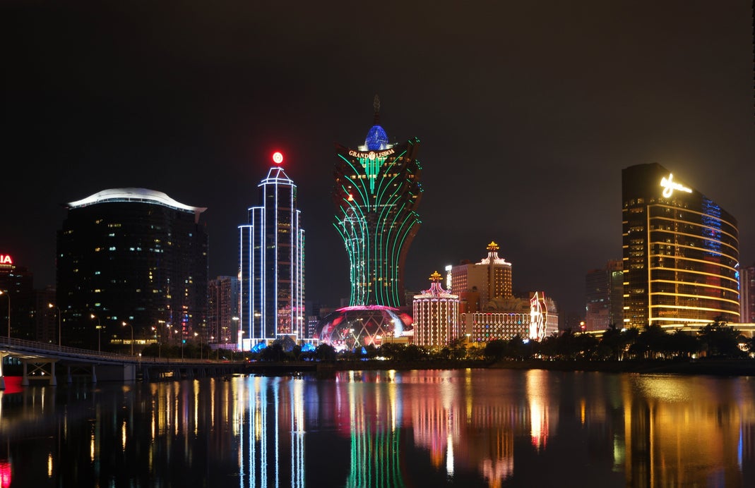 Macau Skyline at Night