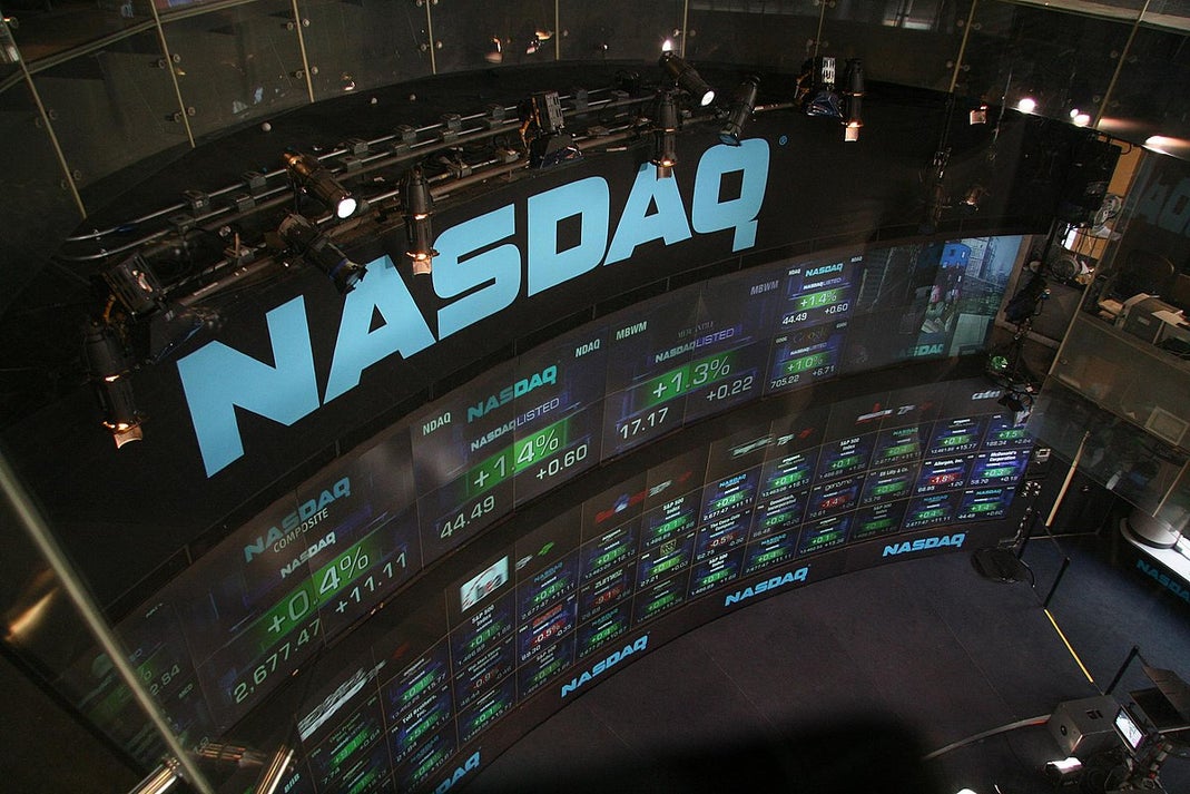Nasdaq Stock Market Display