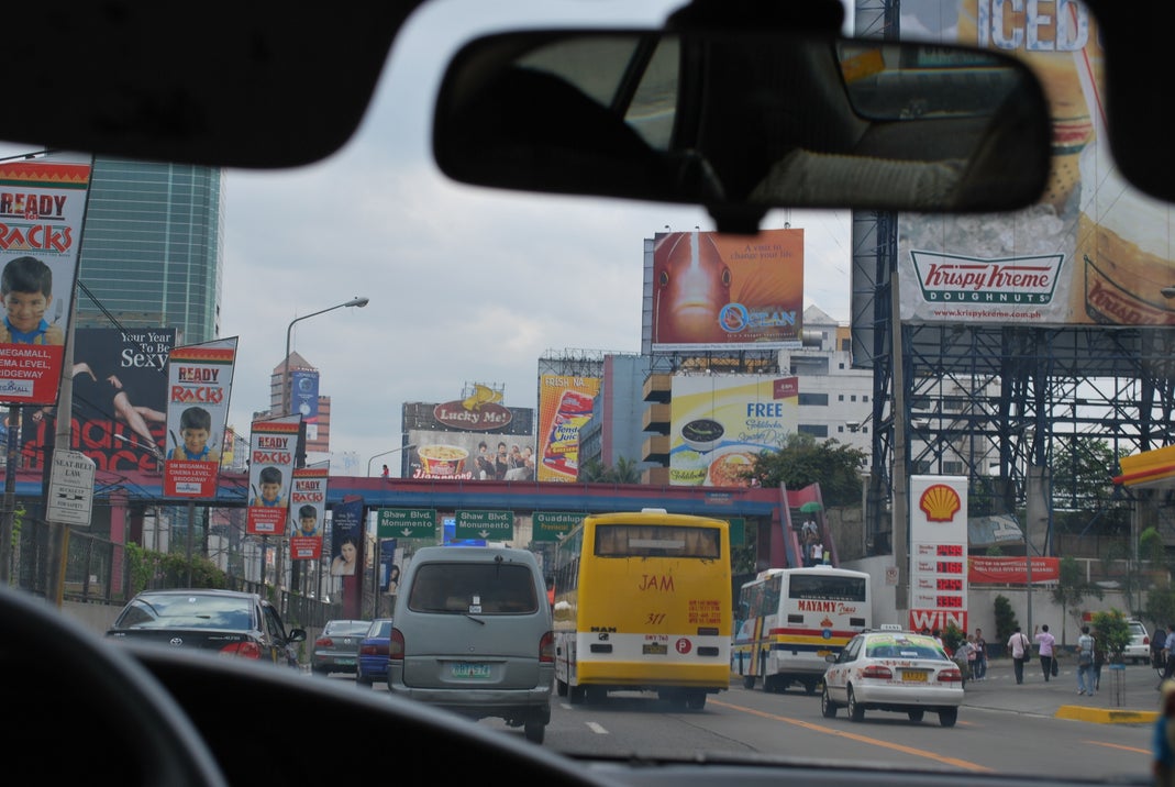 Billboards in Manila