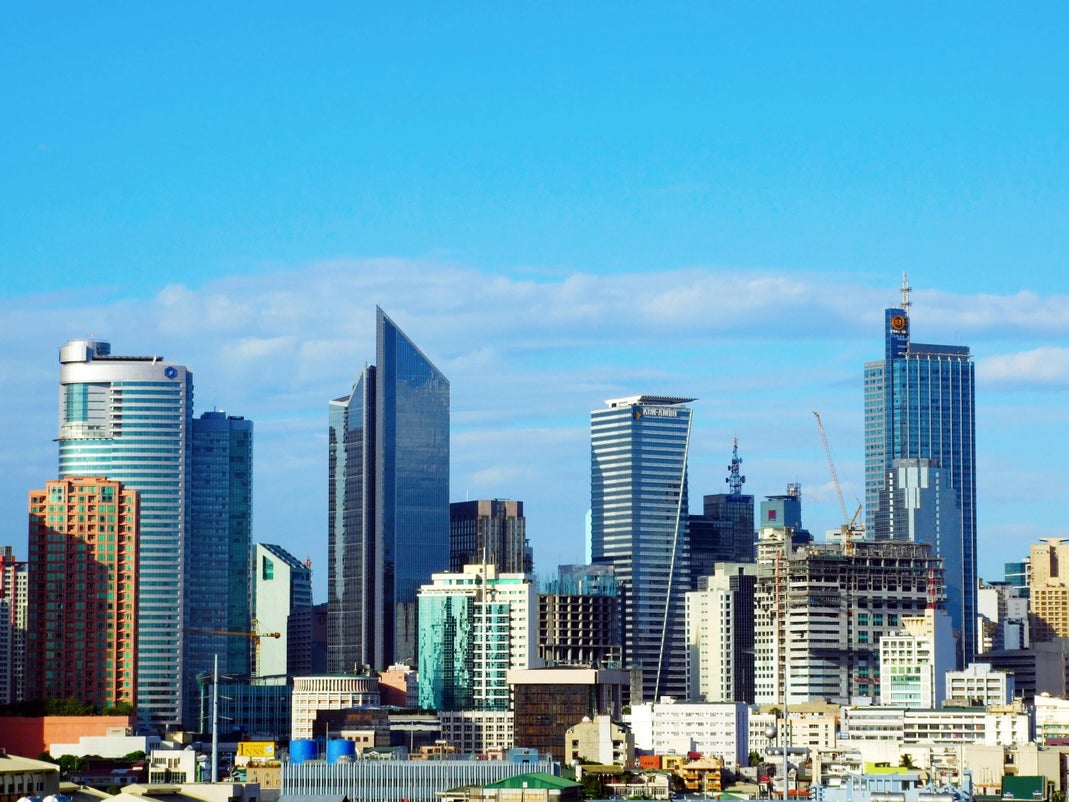 Makati City Skyline in Manilla, Philippines