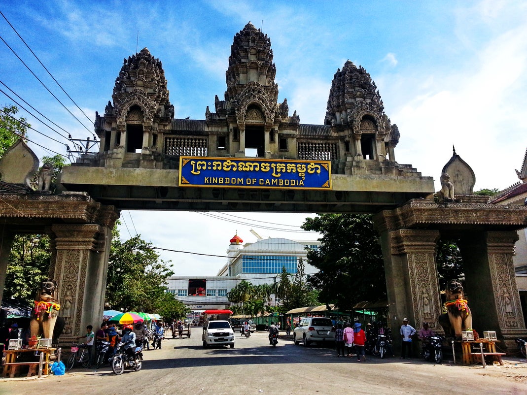 Poipet Cambodia-Thai Border Crossing