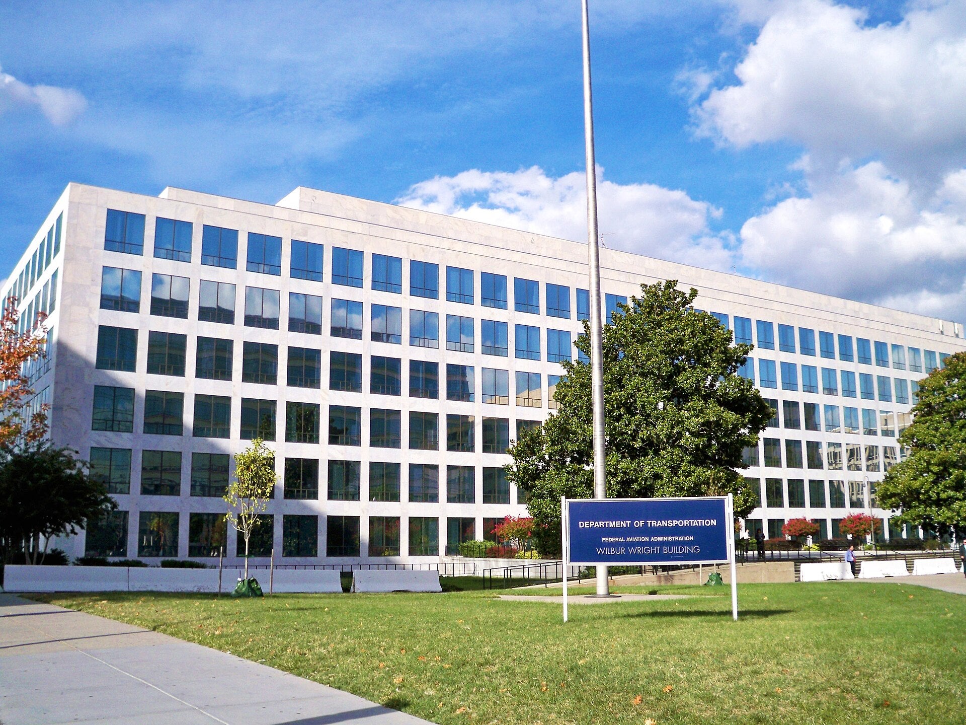 Bally's Las Vegas Resort Awaits FAA Review Near A's Stadium Federal Aviation Administration headquarters at the Wilbur Wright Building in Washington D.C.