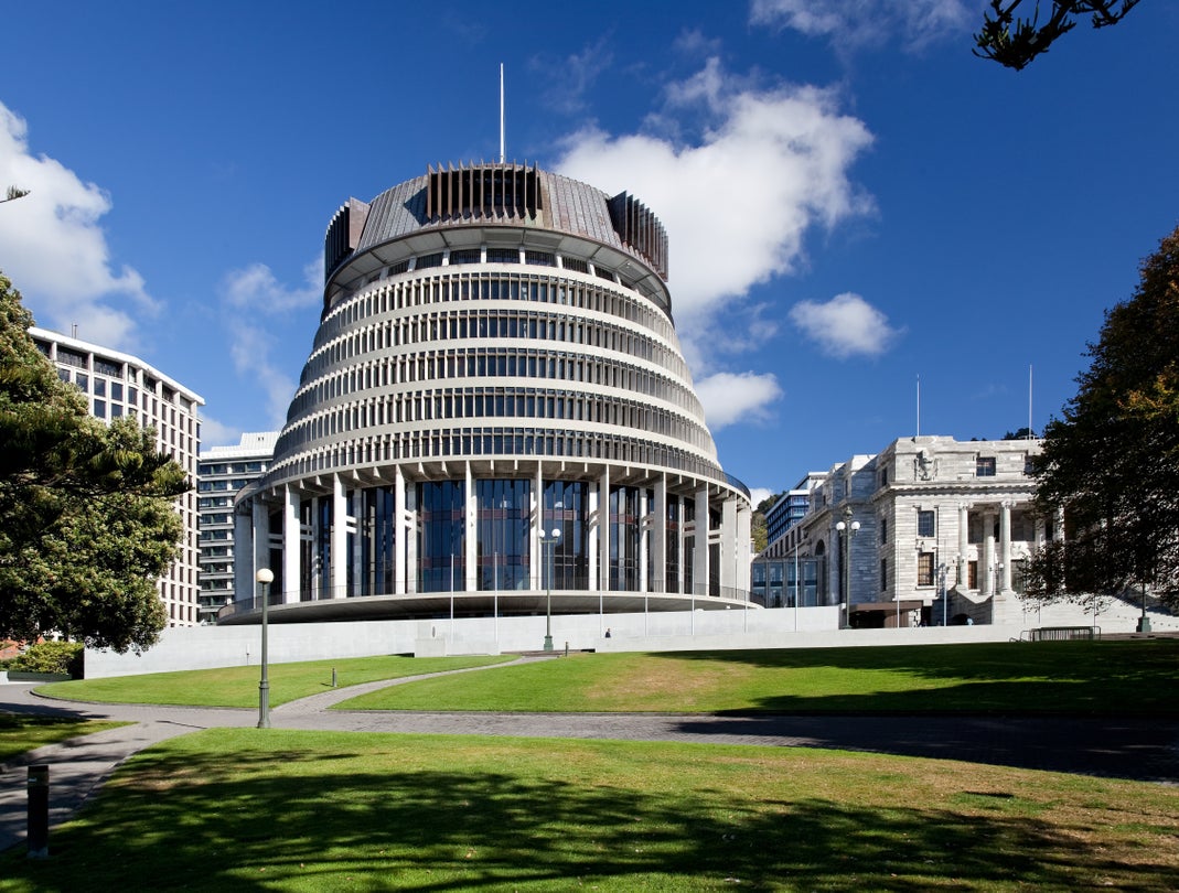 Beehive Building, New Zealand Parliament